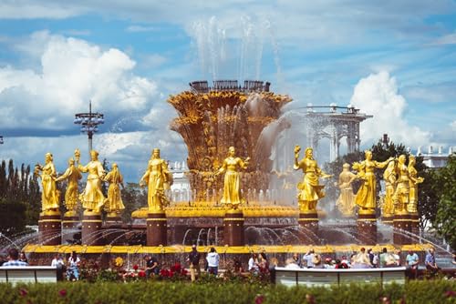 GLHUIOZ Puzzle 1000 Teile DIY Wohnkultur Erwachsene Puzzle DIY Kit Holzspielzeug Einzigartiges Geschenk Wohnkultur Moskau Russland Brunnen Skulpturen Parks 75x50cm GLHUIOZ Puzzle 1000 Teile DIY Wohnkultur Erwachsene Puzzle DIY Kit Holzspielzeug Einzigartiges Geschenk Wohnkultur Moskau Russland Brunnen Skulpturen Parks 75x50cm von GLHUIOZ