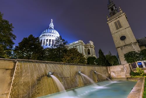 GLHUIOZ Puzzle 1000 Teile Puzzle für Erwachsene und Kinder ab 6 Jahren Puzzle für Wohnkultur Brunnen in Großbritannien 75x50cm von GLHUIOZ