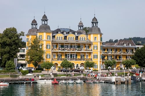 GLHUIOZ Puzzle 1000 Teile ab 9 Jahren, Erwachsenenpuzzle mit Panoramabild, Geschicklichkeitsspiel für die ganze Familie, ideal als Wandbild, Österreich Waterfront 75x50cm von GLHUIOZ