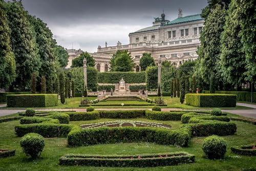 GLHUIOZ Puzzle 1000 Teile für Erwachsene Familienpuzzles für Erwachsene Teens Kinder 1000 Teile Unmögliche Puzzles Spiele Geschenk Spielzeug Dekoration Österreichische Parks 75x50cm von GLHUIOZ