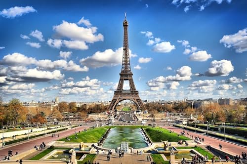 GLHUIOZ Puzzle 1000 Teile für Erwachsene Familienpuzzles für Erwachsene Teens Kinder 1000 Teile Unmögliche Puzzles Spiele Geschenk Spielzeug Dekoration Sky Parks Paris Eiffel 75x50cm GLHUIOZ Puzzle 1000 Teile für Erwachsene Familienpuzzles für Erwachsene Teens Kinder 1000 Teile Unmögliche Puzzles Spiele Geschenk Spielzeug Dekoration Sky Parks Paris Eiffel 75x50cm von GLHUIOZ