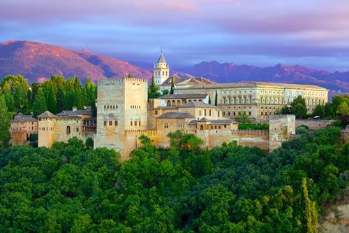 GLHUIOZ Puzzle 1500 Teile,Puzzle für Erwachsene,Impossible Puzzle, Erwachsenenpuzzle ab 6 Jahren. Spanien Alhambra 87x57cm von GLHUIOZ