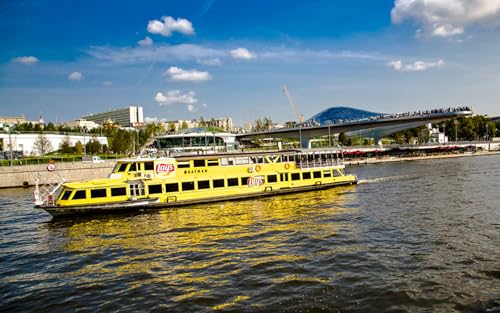 GLHUIOZ Puzzle 1500 Teile Klassische Puzzle Erwachsene Puzzle DIY Kit Holzspielzeug Einzigartiges Geschenk Moderne Wohnkultur Russland Parks Flüsse Flussboot 87x57cm von GLHUIOZ