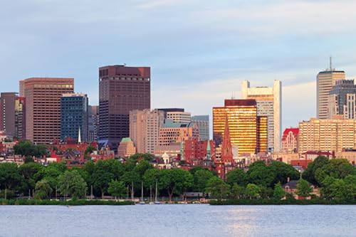GLHUIOZ Puzzle 1500 Teile - Puzzel für Erwachsene - 100% Recycelten hölzern Jigsaw Puzzle Erwachsene und Kinder - Familienspaß USA Boston 87x57cm von GLHUIOZ