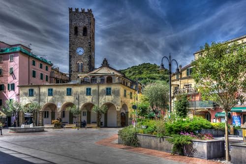 GLHUIOZ Puzzle 1500 Teile für Erwachsene Familienpuzzles für Erwachsene Teens Kinder 1500 Teile Unmögliche Puzzles Spiele Geschenk Spielzeug Dekoration Italien 87x57cm von GLHUIOZ