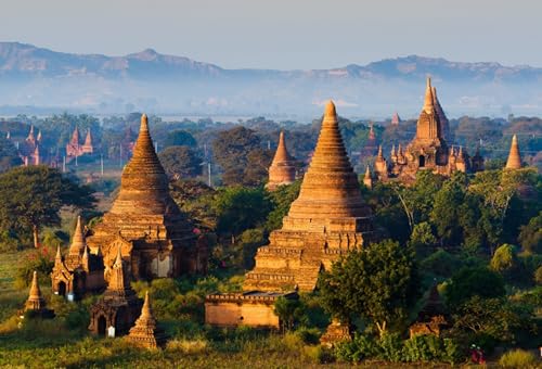 GLHUIOZ Puzzle 500 Teile, Geschicklichkeitsspiel für die ganze Familie, farbenfrohes Legespiel, Erwachsenenpuzzle ab 9 Jahren Tempel Bagan Myanmar Nebel 52x38cm GLHUIOZ Puzzle 500 Teile, Geschicklichkeitsspiel für die ganze Familie, farbenfrohes Legespiel, Erwachsenenpuzzle ab 9 Jahren Tempel Bagan Myanmar Nebel 52x38cm von GLHUIOZ