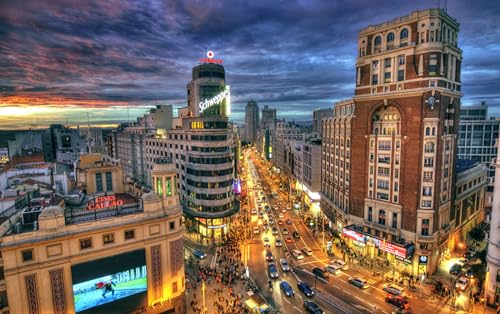 GLHUIOZ Puzzle 500 Teile,als herausforderndes Puzzle für Erwachsene und Kinder ab 6 Jahren Spanien 52x38cm GLHUIOZ Puzzle 500 Teile,als herausforderndes Puzzle für Erwachsene und Kinder ab 6 Jahren Spanien 52x38cm von GLHUIOZ