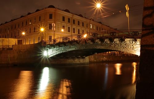 GLHUIOZ Puzzle 500 Teile Classic Puzzle DIY Kit Holzspielzeug Unique Gift Home Decor Russland Petersburg Brücken 52x38cm GLHUIOZ Puzzle 500 Teile Classic Puzzle DIY Kit Holzspielzeug Unique Gift Home Decor Russland Petersburg Brücken 52x38cm von GLHUIOZ