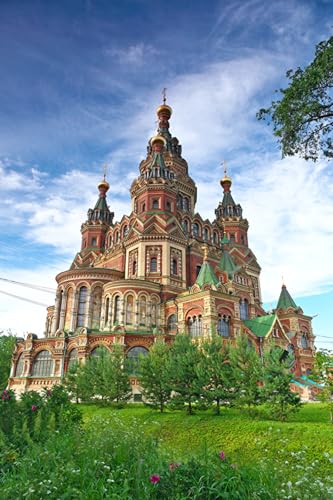 GLHUIOZ Puzzle 500 Teile Classic Puzzle DIY Kit Holzspielzeug Unique Gift Home Decor Russland Petersburg Tempel 52x38cm GLHUIOZ Puzzle 500 Teile Classic Puzzle DIY Kit Holzspielzeug Unique Gift Home Decor Russland Petersburg Tempel 52x38cm von GLHUIOZ