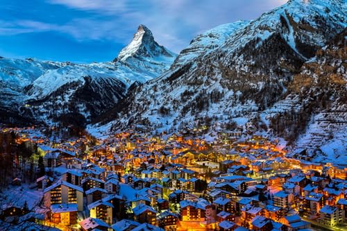 GLHUIOZ Puzzle 500 Teile ab 9 Jahren, Erwachsenenpuzzle mit Panoramabild, Geschicklichkeitsspiel für die ganze Familie, ideal als Wandbild, Gebirge 52x38cm GLHUIOZ Puzzle 500 Teile ab 9 Jahren, Erwachsenenpuzzle mit Panoramabild, Geschicklichkeitsspiel für die ganze Familie, ideal als Wandbild, Gebirge 52x38cm von GLHUIOZ