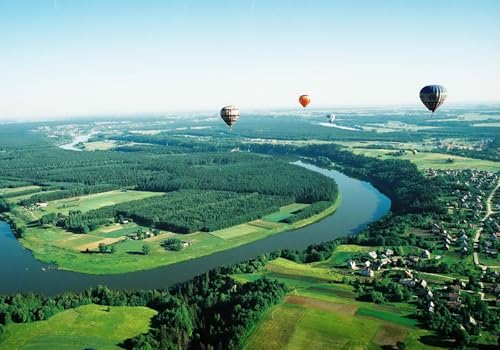 GLHUIOZ Puzzle 500 Teile für Erwachsene Familienpuzzles für Erwachsene Teens Kinder 500 Teile Unmögliche Puzzles Spiele Geschenk Spielzeug Dekoration Landschaft Litauen 52x38cm von GLHUIOZ