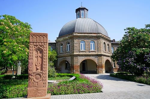 GLHUIOZ Puzzle Erwachsene - Favorite Things | Puzzle 1500 Teile Erwachsene | Puzzel | Puzzle für Erwachsene | Farbverlauf Puzzle | Armenien Tempel Armavir 87x57cm von GLHUIOZ