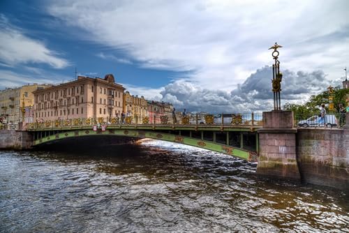 GLHUIOZ Puzzles 1000 Teile Erwachsene Puzzles für Erwachsene Lernspiel Herausforderung Spielzeug 1000 Teile Puzzles für Erwachsene Kinder Russland Petersburg Flüsse Brücken 75x50cm GLHUIOZ Puzzles 1000 Teile Erwachsene Puzzles für Erwachsene Lernspiel Herausforderung Spielzeug 1000 Teile Puzzles für Erwachsene Kinder Russland Petersburg Flüsse Brücken 75x50cm von GLHUIOZ