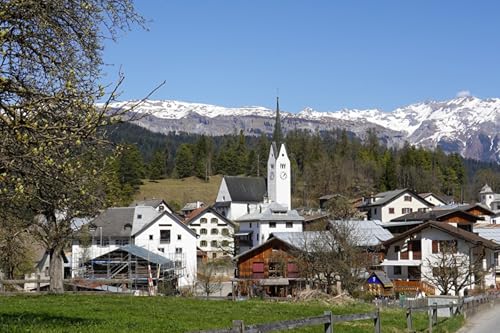 GLHUIOZ Puzzles 500 Teile Erwachsene Puzzles für Erwachsene Lernspiel Herausforderung Spielzeug 500 Teile Puzzles für Erwachsene Kinder Kirche Schweiz 52x38cm von GLHUIOZ