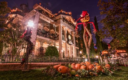 GLHUIOZ Puzzles Für Erwachsene 1500 Teile Puzzles 1500 Teile Puzzle Für Erwachsene Und Kinder Ab 6 Jahren Halloween in den US-Parks 87x57cm von GLHUIOZ
