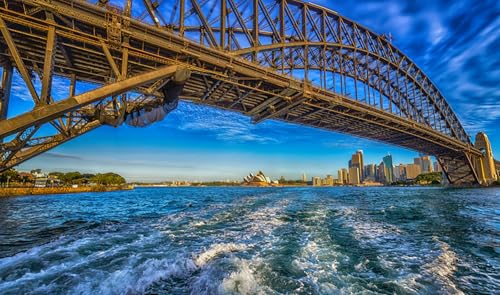 GLHUIOZ Puzzles für Erwachsene 1000 Teile Puzzles für Erwachsene Lernspiel Herausforderung Spielzeug 1000 Teile Holzpuzzles für Erwachsene Kinder Australien Brücken Wellen Sydney 75x50cm GLHUIOZ Puzzles für Erwachsene 1000 Teile Puzzles für Erwachsene Lernspiel Herausforderung Spielzeug 1000 Teile Holzpuzzles für Erwachsene Kinder Australien Brücken Wellen Sydney 75x50cm von GLHUIOZ