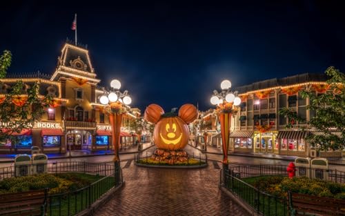 GLHUIOZ Puzzles für Erwachsene 500 Teile, Puzzle, Holzpuzzles, Familiendekoration, Halloween in den US-Parks 52x38cm GLHUIOZ Puzzles für Erwachsene 500 Teile, Puzzle, Holzpuzzles, Familiendekoration, Halloween in den US-Parks 52x38cm von GLHUIOZ