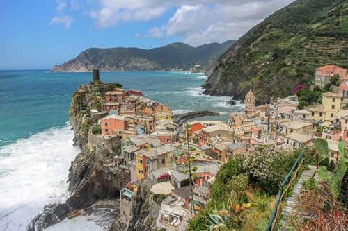 GLHUIOZ Puzzles für Erwachsene 500 Teile, Puzzle, Holzpuzzles, Familiendekoration, Italien Park 52x38cm von GLHUIOZ