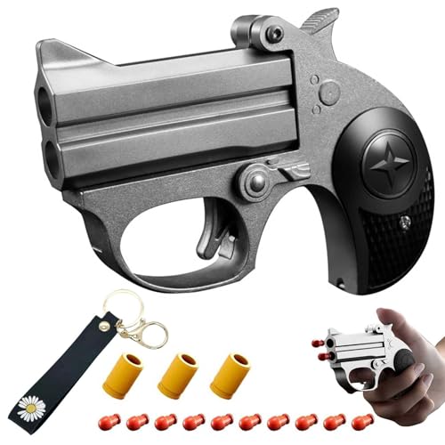 GLHYUOP Mini-Soft Bullet Guns Toy,Legierung Anti Stress Spielzeug +10 Soft Bullet Und SchlüSselanhäNger EDC-Spielzeug Startbar Anti-Stress Toy, Mehrere SpielmöGlichkeiten GLHYUOP Mini-Soft Bullet Guns Toy,Legierung Anti Stress Spielzeug +10 Soft Bullet Und SchlüSselanhäNger EDC-Spielzeug Startbar Anti-Stress Toy, Mehrere SpielmöGlichkeiten von GLHYUOP
