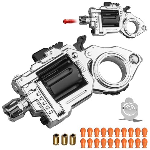 Metall EDC Spielzeugpistole,Legierung+PP Anti Stress Spielzeug + 20 Soft Bullet Mini Soft Bullet Guns Toy Mehrere SpielmöGlichkeiten, Zum Abbau Von Stress Und Angst Metall EDC Spielzeugpistole,Legierung+PP Anti Stress Spielzeug + 20 Soft Bullet Mini Soft Bullet Guns Toy Mehrere SpielmöGlichkeiten, Zum Abbau Von Stress Und Angst von GLHYUOP