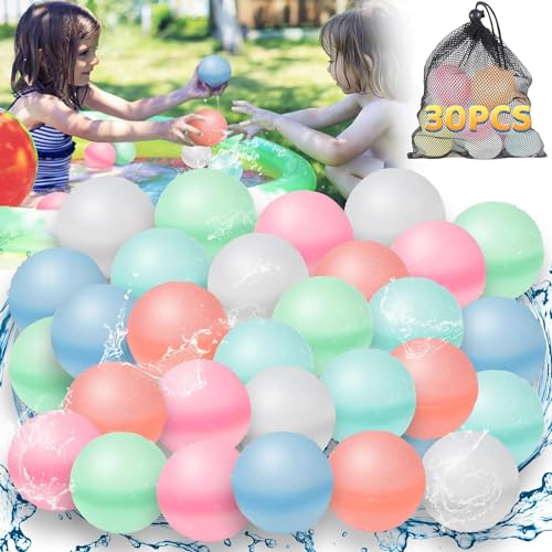 Wasserballon 24pcs, Schnelle Freigabe Silikon Wasserballon, Kinder Wasser Spielzeug Wasserballon, Für Den Außenbereich, Schwimmbad, Wasserpark, Strand Party Silikon Wasserballon Wasserballon 24pcs, Schnelle Freigabe Silikon Wasserballon, Kinder Wasser Spielzeug Wasserballon, Für Den Außenbereich, Schwimmbad, Wasserpark, Strand Party Silikon Wasserballon von GLINKADO