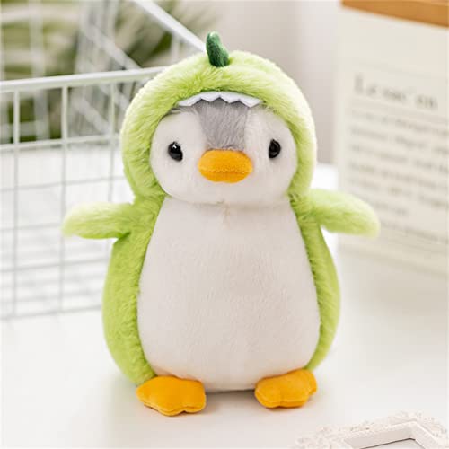 GLITZFAS Pinguin Stofftier Plüschtier, Kuscheltier Plüschpuppen Pinguin, 20cm Stofftier Schmusetier Geschenk für Jungen Mädchen Babys (Grün) von GLITZFAS