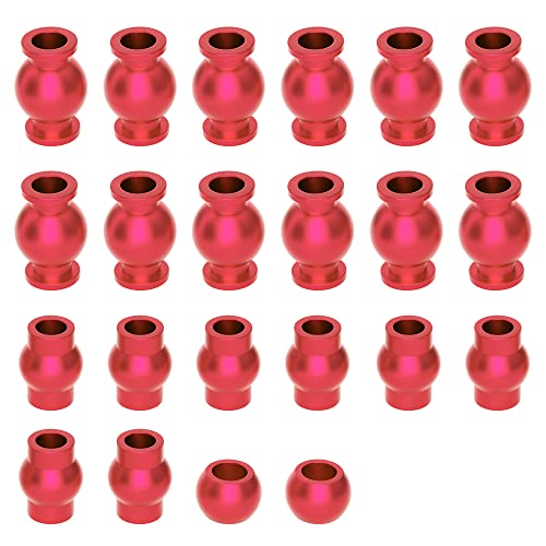 GLOBACT Für 1/10 Arrma Senton Pivot Ball/Granit/Big Rock/Vorteks/Typhon/Aluminium-Spurstangen, Spannschlösser, Pivot-Kugel, Stoßball, Lenkung, Pivotball, Upgrade-Teile, Ersatz für Arrma AR330515 (22 GLOBACT Für 1/10 Arrma Senton Pivot Ball/Granit/Big Rock/Vorteks/Typhon/Aluminium-Spurstangen, Spannschlösser, Pivot-Kugel, Stoßball, Lenkung, Pivotball, Upgrade-Teile, Ersatz für Arrma AR330515 (22 von GLOBACT