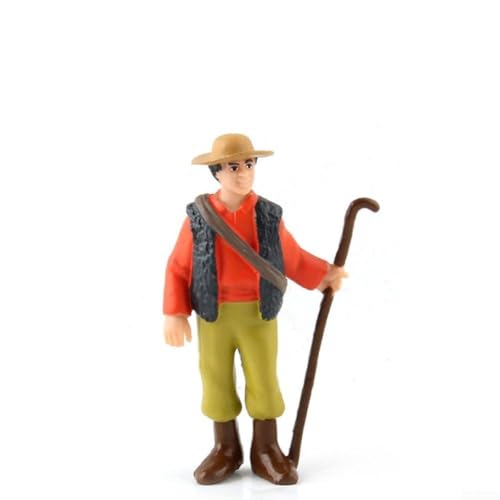 Pvc Painted Figures of Farmers and Shepherds for Realistic Train Scenes (ZQ 376) von GLOBALHUT