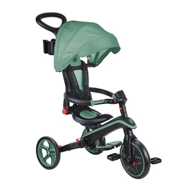 GLOBBER EXPLORER TRIKE FOLDABLE 4in1 oliv von GLOBBER