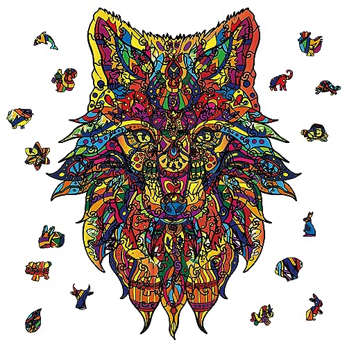 GLOBLELAND 120-Teiliges Holzpuzzle Für Erwachsene, Fuchs-Puzzle, Holzpuzzle Für Erwachsene, Buntes Tier-Puzzle Für Weihnachten, 33x25.4 cm GLOBLELAND 120-Teiliges Holzpuzzle Für Erwachsene, Fuchs-Puzzle, Holzpuzzle Für Erwachsene, Buntes Tier-Puzzle Für Weihnachten, 33x25.4 cm von GLOBLELAND