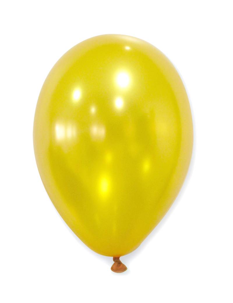 Metallic Luftballons Ballons Party-Deko 50 Stück gold 30cm von GLOBOLANDIA