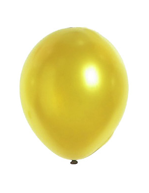 Metallic-Luftballons Party-Deko 12 Stück gold 28cm Metallic-Luftballons Party-Deko 12 Stück gold 28cm von GLOBOLANDIA