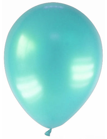 Party Zubehör Deko Luftballons 12 Stück türkis 28 cm Party Zubehör Deko Luftballons 12 Stück türkis 28 cm von GLOBOLANDIA