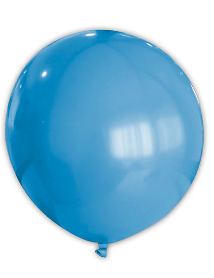 Riesen Party Dekoration XXL Luftballon blau 80cm Riesen Party Dekoration XXL Luftballon blau 80cm von GLOBOLANDIA