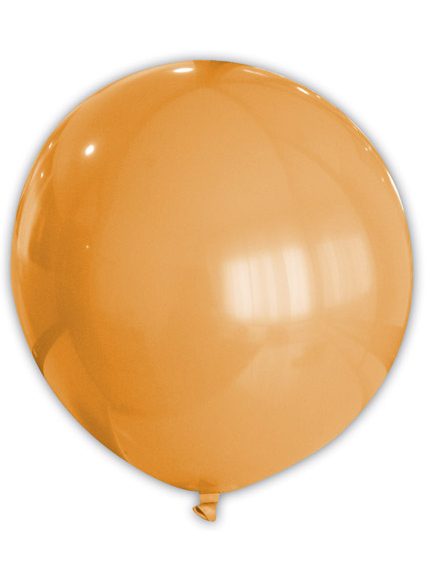Riesiger runder Luftballon Raumdekoration orange 80 cm Riesiger runder Luftballon Raumdekoration orange 80 cm von GLOBOLANDIA