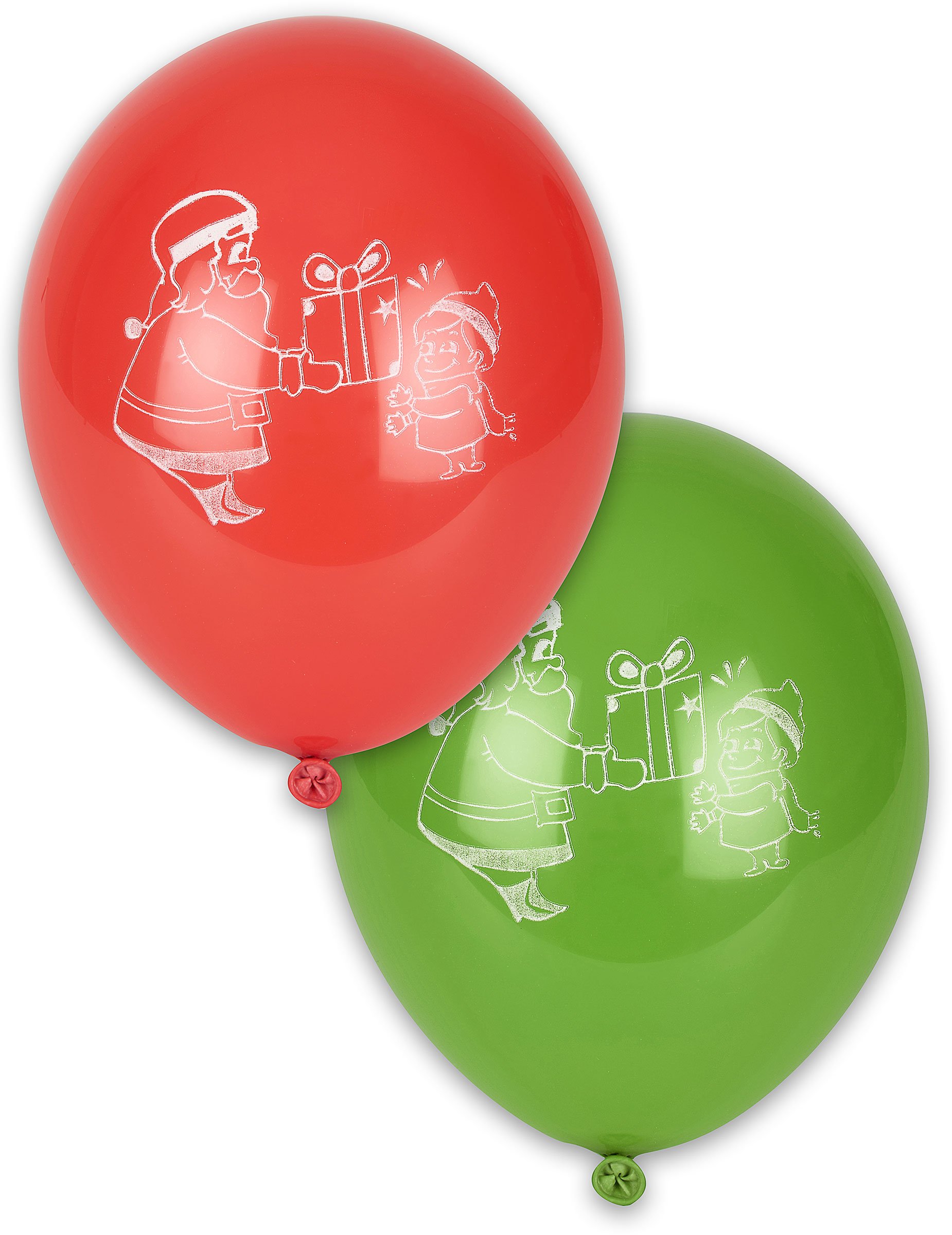 Weihnachtsballons Weihnachten Luftballons 4 Stück grün-rot Weihnachtsballons Weihnachten Luftballons 4 Stück grün-rot von GLOBOLANDIA