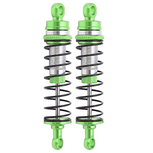 4 Stücke Aluminiumlegierung Metall Stoßdämpfer vorne und hinten für Latrax Teton, Stabile Leistung RC Teile (GREEN) von GLOGLOW