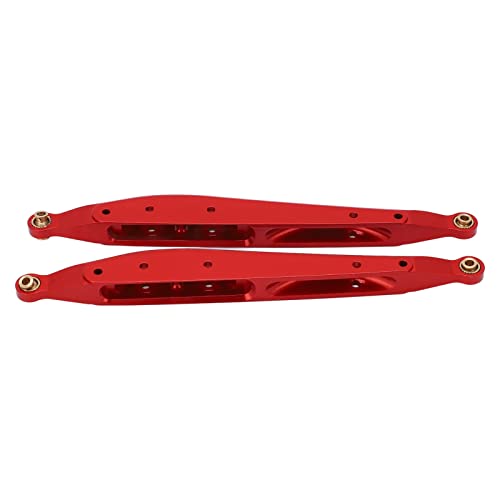 Austauschbares Aluminium Hinterer Querlenker, leichtes und robustes Upgrade-Teil für Axial RBX10 RC Auto (rot) von GLOGLOW