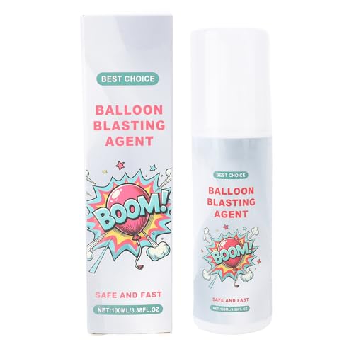 Ballon Bursting Spray, 100 Ml Sicherer Schnellballon -Boomspray mit Bio -Verbindungsaktivitäten Dekorative Versorgung für Partys Festivals Geeignet von GLOGLOW