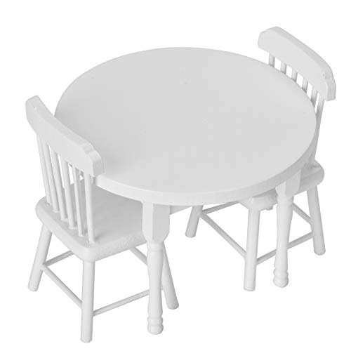 GLOGLOW 3PCS Dollhouse Möbel Mini -Ornamente Tisch, Puppenhauszubehör Zur Dekoration der Skala von 1/12, Ideal für Kinderspielzeit von GLOGLOW