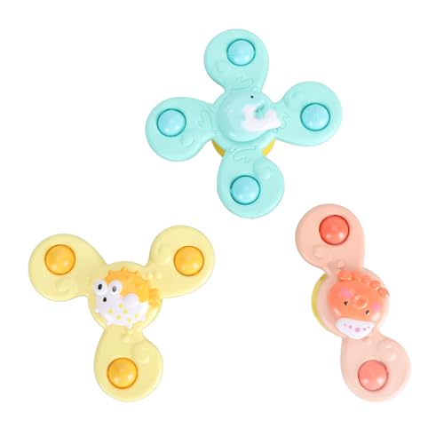 GLOGLOW Drehendes Spielzeug von Cartoon Chupadería für Babyssenorien, 3 Stcs Klopfen von Bañera mit Perlen und Glocken GLOGLOW Drehendes Spielzeug von Cartoon Chupadería für Babyssenorien, 3 Stcs Klopfen von Bañera mit Perlen und Glocken von GLOGLOW
