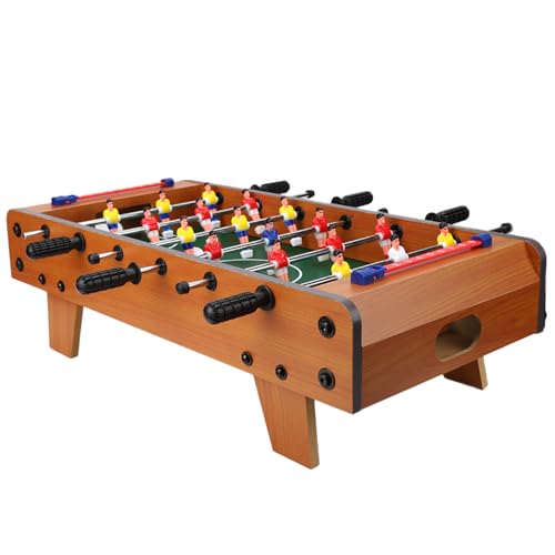 GLOGLOW Holzfußball Zur Verbesserung der Schießfähigkeiten und Torhüterblöcke, Geeignet für über 2, Fußballspielspielzeug für 2-4 Spieler, Holzfarbenmaterial (Holzfarbe) von GLOGLOW