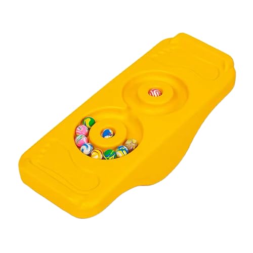 GLOGLOW Kids Balance Board Multifunktionales Spielzeugsusorische Integrationstrainingsausrüstung mit Plastiksensor für Kleine Kinderfunktion (Yellow) von GLOGLOW