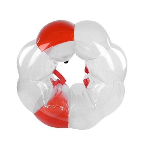 Hochwertiges Aufblasbares Blasenspielzeug für Erwachsene, Einfach Aufzublasen und zu Tragen, Lustiges Spielzubehör für „Grab The Bull Game“, Rot/Blau-Mischfarbe (Rot) von GLOGLOW