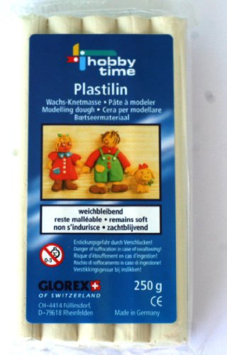 GLOREX 105-Plastilin 250 g weiß, 6 8080 105 GLOREX 105-Plastilin 250 g weiß, 6 8080 105 von GLOREX