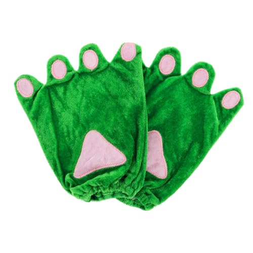 GLSTOY 1 Paar Bären-plüsch-pfotenhandschuhe Bequem Dehnbar Für Bühnenauftritte Cosplay Halloween-kostüm Froschhandschuhe Und Tieranzug Für Mädchen von GLSTOY