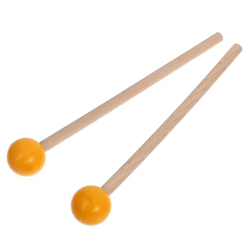 GLSTOY 1 Paar Xylophonschlägel: Glockenspielschlägel Aus Gummi, Percussion- Aus Holz Für Schulaufführungen Und Den Freizeitgebrauch GLSTOY 1 Paar Xylophonschlägel: Glockenspielschlägel Aus Gummi, Percussion- Aus Holz Für Schulaufführungen Und Den Freizeitgebrauch von GLSTOY