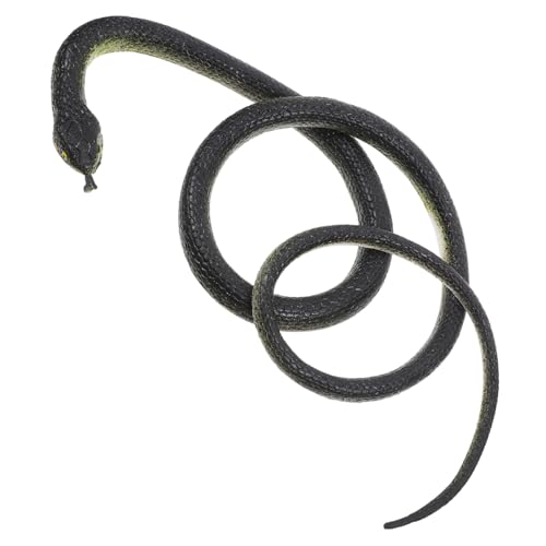 GLSTOY Schlangenspielzeug-Set 1 Set Gefälschtes Schlangenspielzeug Mit Schnur Und Clip 80 cm Gruselige Schlange Für Partystreiche Auto von GLSTOY