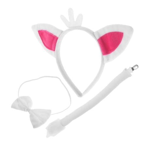 GLSTOY Kostümzubehör-set Plüsch-tierohren-stirnband Mit Bühnen-performance-kopfbedeckung Für Damen Halloween GLSTOY Kostümzubehör-set Plüsch-tierohren-stirnband Mit Bühnen-performance-kopfbedeckung Für Damen Halloween von GLSTOY