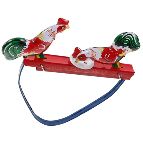 GLSTOY 1 Satz Hahnspielzeug aus Blech Hühnerpfahl eisen hahn spielzeug lustiges Hahnspielzeug GLSTOY 1 Satz Hahnspielzeug aus Blech Hühnerpfahl eisen hahn spielzeug lustiges Hahnspielzeug von GLSTOY